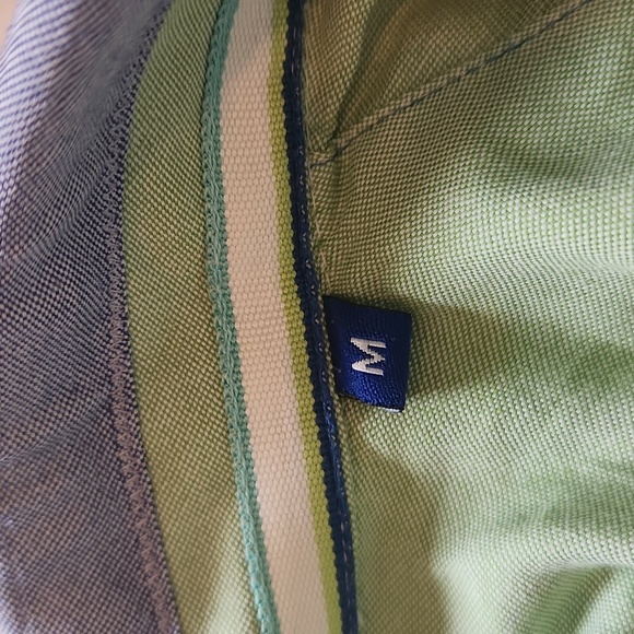 Georg Roth Los Angeles green button down shirt, size medium - Picture 12 of 12